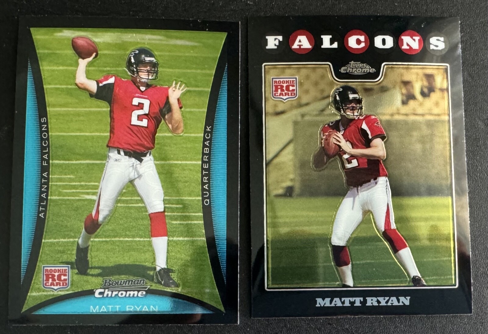 2 Matt Ryan 2008 Bowman and Bowman Chrome RC #BC59 Falcons