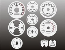 White Face Gauges For 1969-1970 Ford Mustang White Face Gauges For 1969-1970 Ford Mustang
