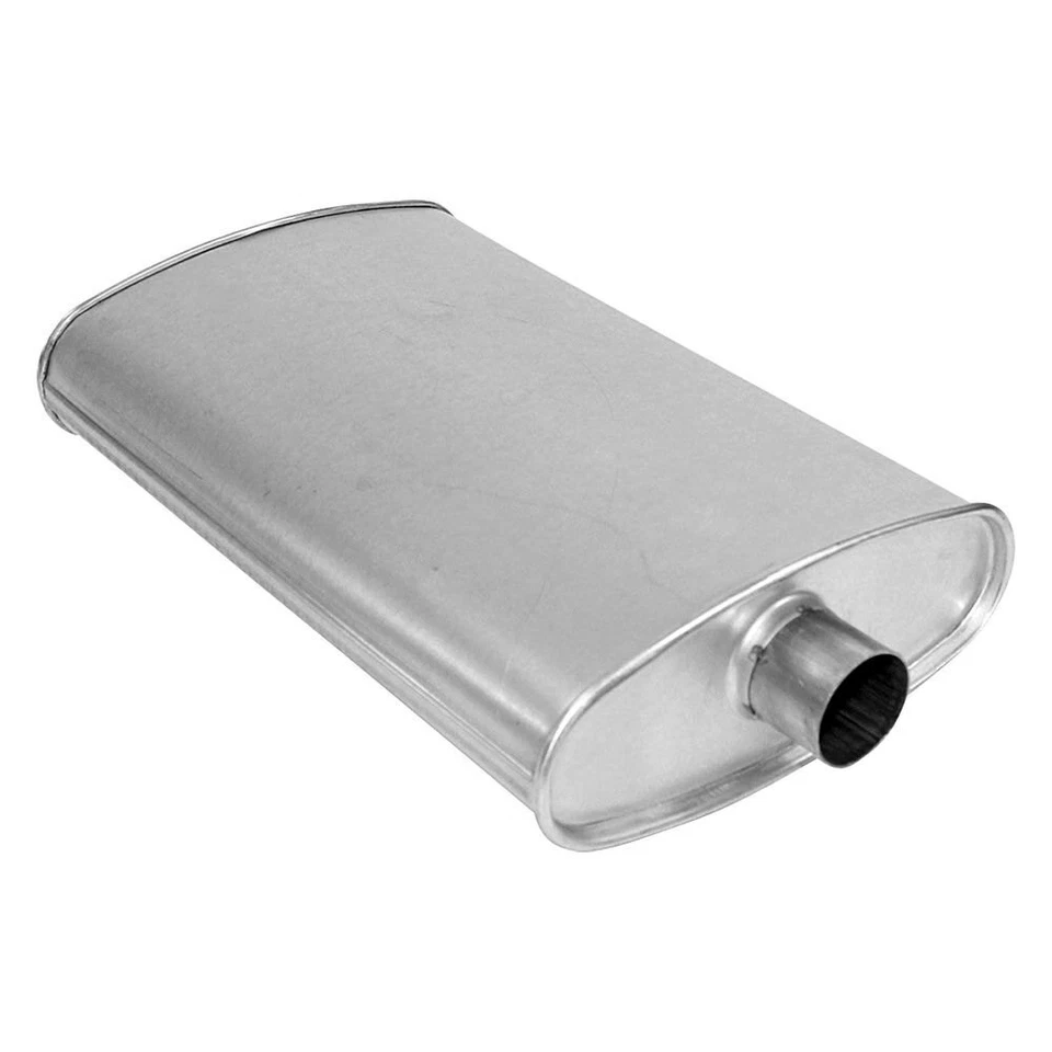 Silenciador de escape AP Escape 3787 Enforcer acero aluminizado ovalado vidrio paquete Foto 2 de 4