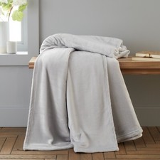 Image of Catherine Lansfield Throw  Soft Raschel Velvet Touch 200x240cm Blanket
