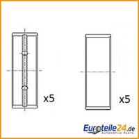 Kurbelwellenlager Fai Autoparts BM1058-STD FüR Renault Opel