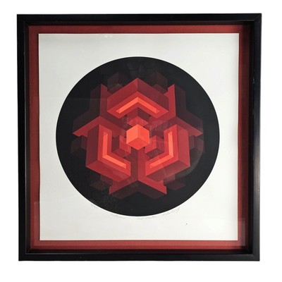 Brian Halsey Centrion Serigraph 5/40 3rd State 1/11 Signed Framed Modern