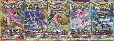 Astral Radiance Booster Pack Art Set (5) EMPTY - Pokemon 2022