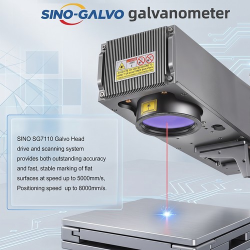 Macchina per marcatura laser fibra mopa JPT messa a fuoco automatica 60 W incisore laser metallo US - Foto 7 di 18