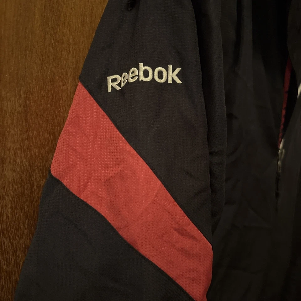 Reebok NFL On Field Arizona Cardinals Hooded Jacket Mens XXL Black Red Zip Up - Image 4 of 4