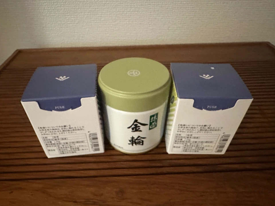 IPPODO x Marukyu Koyamaen Matcha can set of 3 UJI Ceremonial Grade - Image 3 of 4