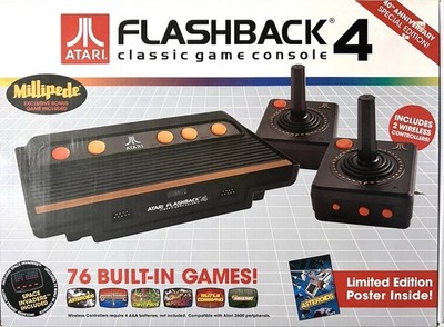 Atari 40th Anniversary Flashback 4 Classic 76 Built-in Games Console Sp. Ed.
