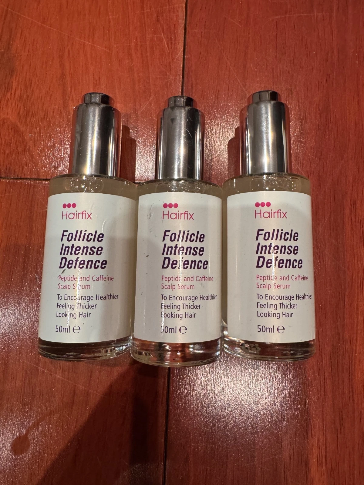 Hairfix Thinning Damaged Follicle Intense Defence Serum 50ml X 3 Bottle Bundle
Opens in a new window