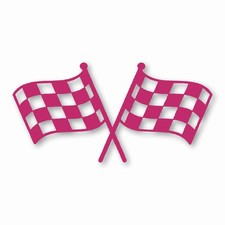 Checkered Racing Flag Finish Line - Vinyl Decal Sticker - Choose Size Color Checkered Racing Flag Finish Line - Vinyl Decal Sticker - Choose Size Color