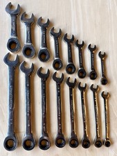 Gearwrench 16 Piece Combination Ratchet Wrench Set - Sae - Regular And Stubby