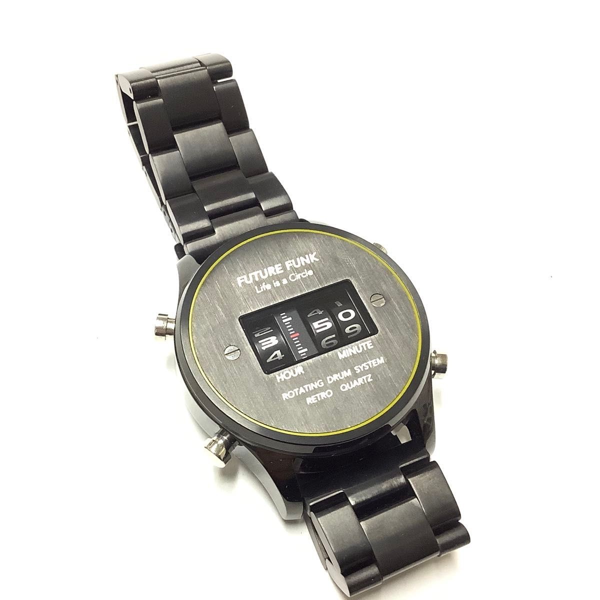 Future Funk FF102 Mecha Digital Vintage Working Mens Wristwatch 
