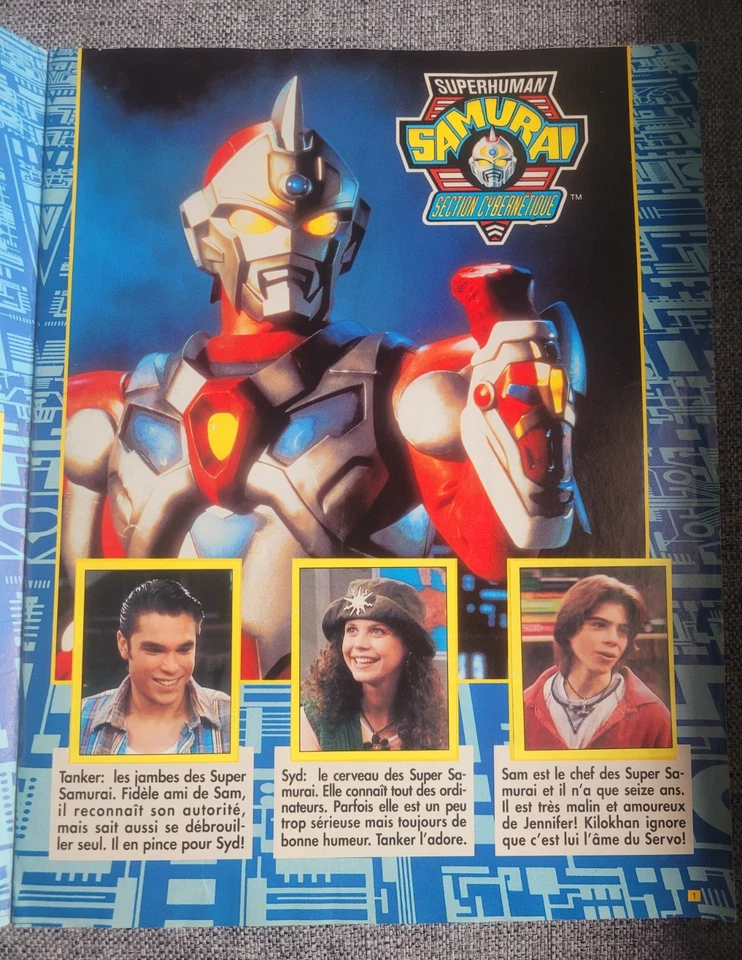 panini Album Autocollant Complet SuperHuman Samurai 1995 Rare - Photo 4/4