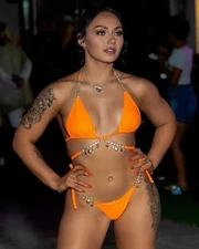 Skye Blue 8x10 Photo Print Runway Model AEW Sexy Superstar Wrestler All Elite