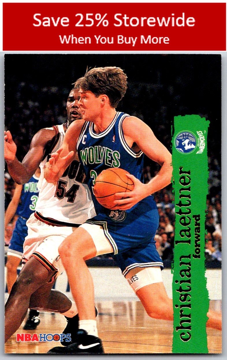 Christian Laettner 1995-96 Hoops #97 Minnesota Timberwolves