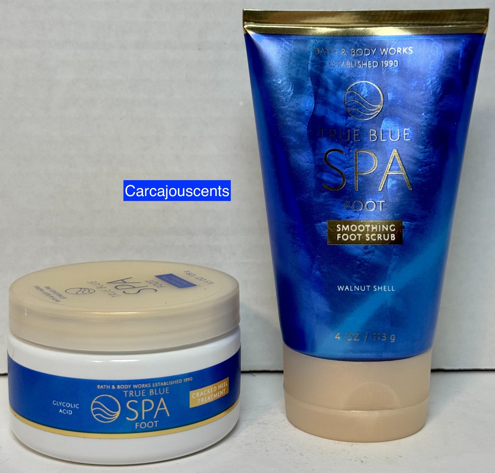 Bath & Body Works True Blue Spa Cracked Heel Treatment & Smo