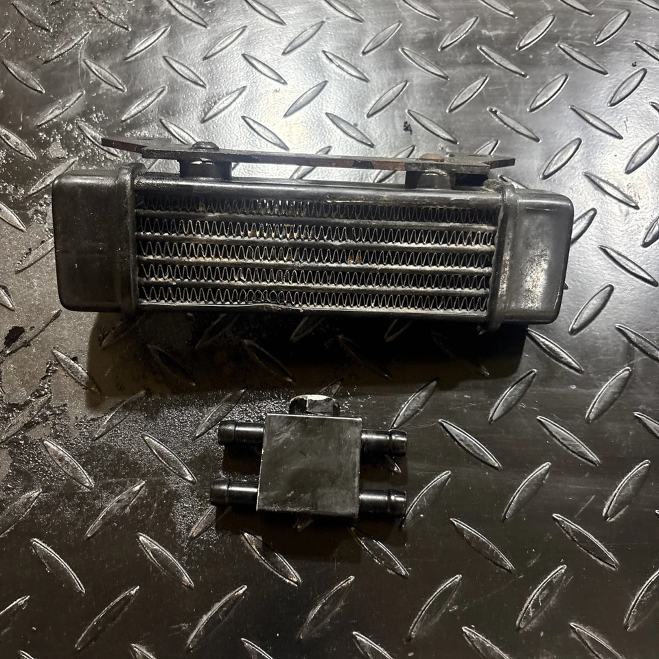 Harley Touring FXR Jagg Oil Cooler With Thermostat 5 Row Low Mount 1984-2008 - Image 1 of 4