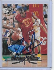DARIUS MILES Basketball Card IP auto NBA rookie 2000 Press Pass Gold. rookie card picture