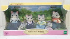 Sylvanian Families Epoch Gray Cat Family