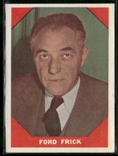 1960 Fleer Baseball Greats #74 Ford Frick EX
