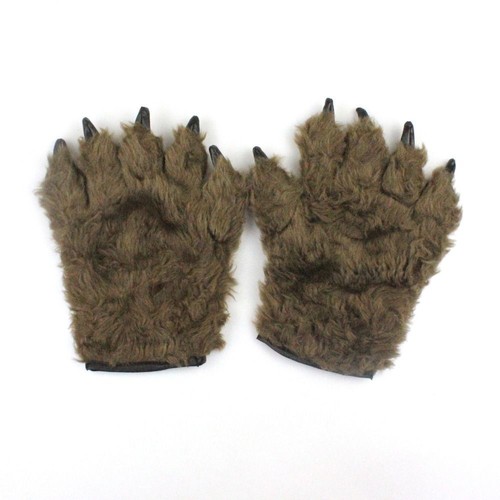 Polyester Halloween Werewolf Gloves Wolf Claw Hands Animal Gloves Halloween - Picture 8 of 11