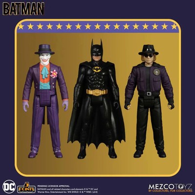 Set 5 Punkte Batman 1989 - Mezco Toys (3 Actionfiguren)