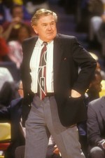 Coach Bill Fitch New Jersey Nets basketball game v the Washington - Old Photo