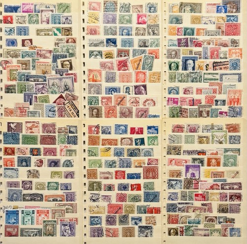 World STAMP COLLECTION 2500+ Europe - Asia - Africa - Latin / South America - Picture 3 of 12