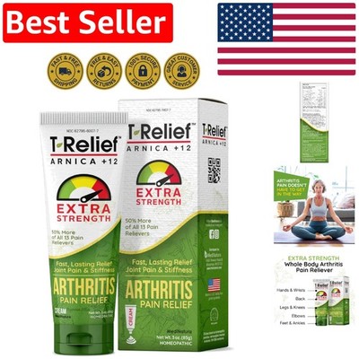 T-Relief Extra Strength Arthritis Cream 3 oz   Natural Pain Relief with Arnica