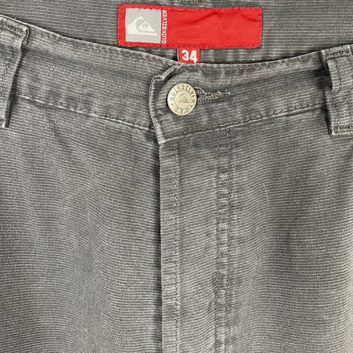 Quiksilver Mens Size W34 L30 Corduroy Trousers Y2K Baggy Skater Vintage Ink Blue - Picture 5 of 22