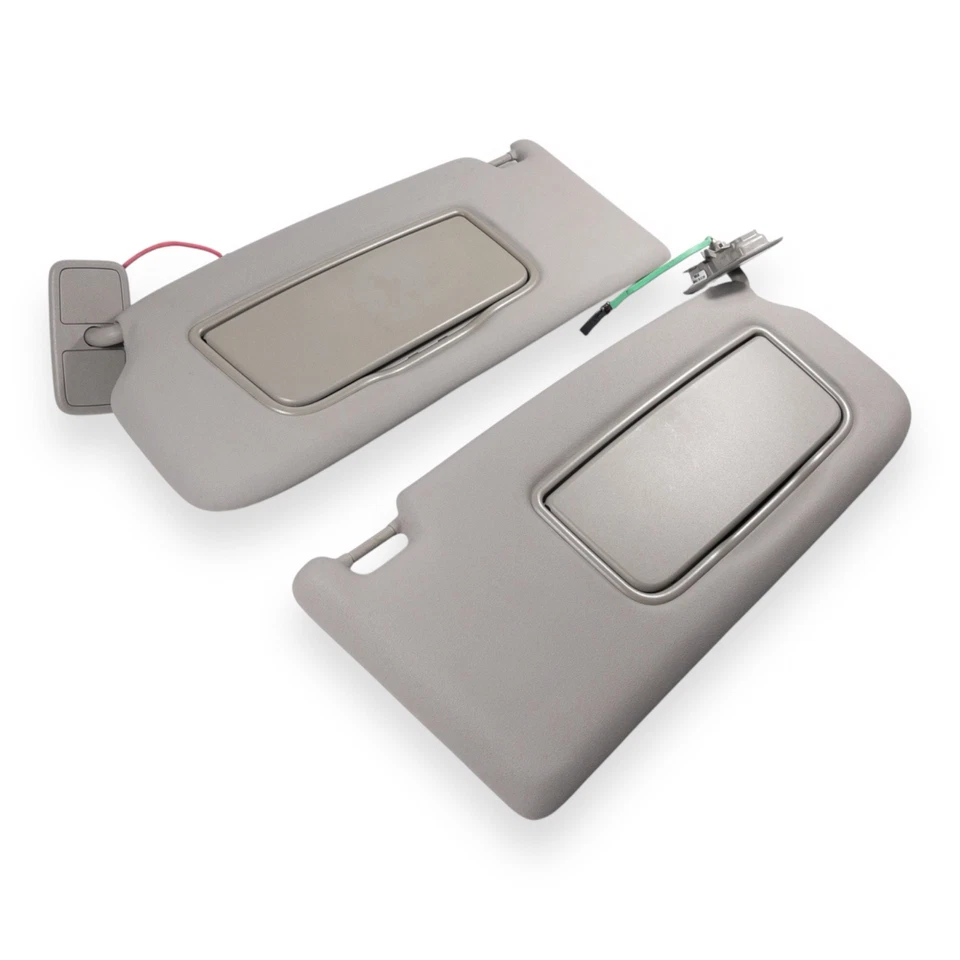 Juego de pares de parasoles laterales para conductor y pasajero Volvo V50 2007-2011 vinilo gris Foto 2 de 4