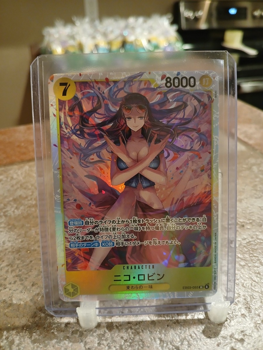 One Piece TCG Nico Robin Japanese EB03-055 SR Heroines Edition