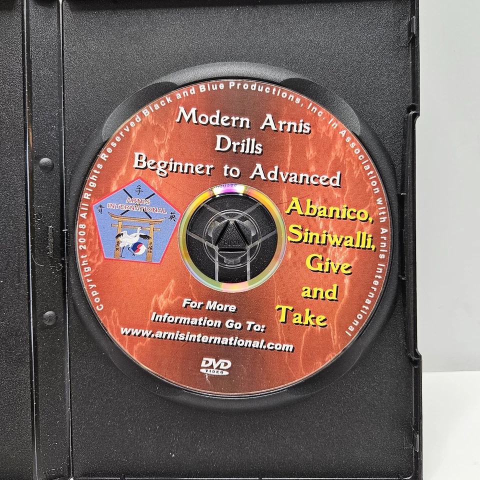 Bruce Chiu's Modern Arnis Drills Beginner To Advanced Abanico Siniwall DVD RARE! - Image 4 of 4
