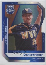 2021 Panini Elite Extra Edition Aspirations Die-Cut 70/77 Jackson Wolf #129 n3m