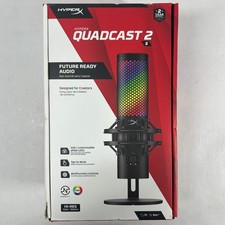 New HyperX Quadcast 2 S 20 Hz - 20 kHz USB Microphone 9A273AA
