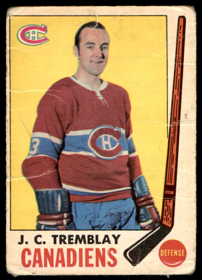 1969-70 O-Pee-Chee J.C. Tremblay Montreal Canadiens #5