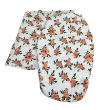 Little Unicorn Cotton Muslin Baby Changing Pad Cover  Swaddle Watercolor Roses