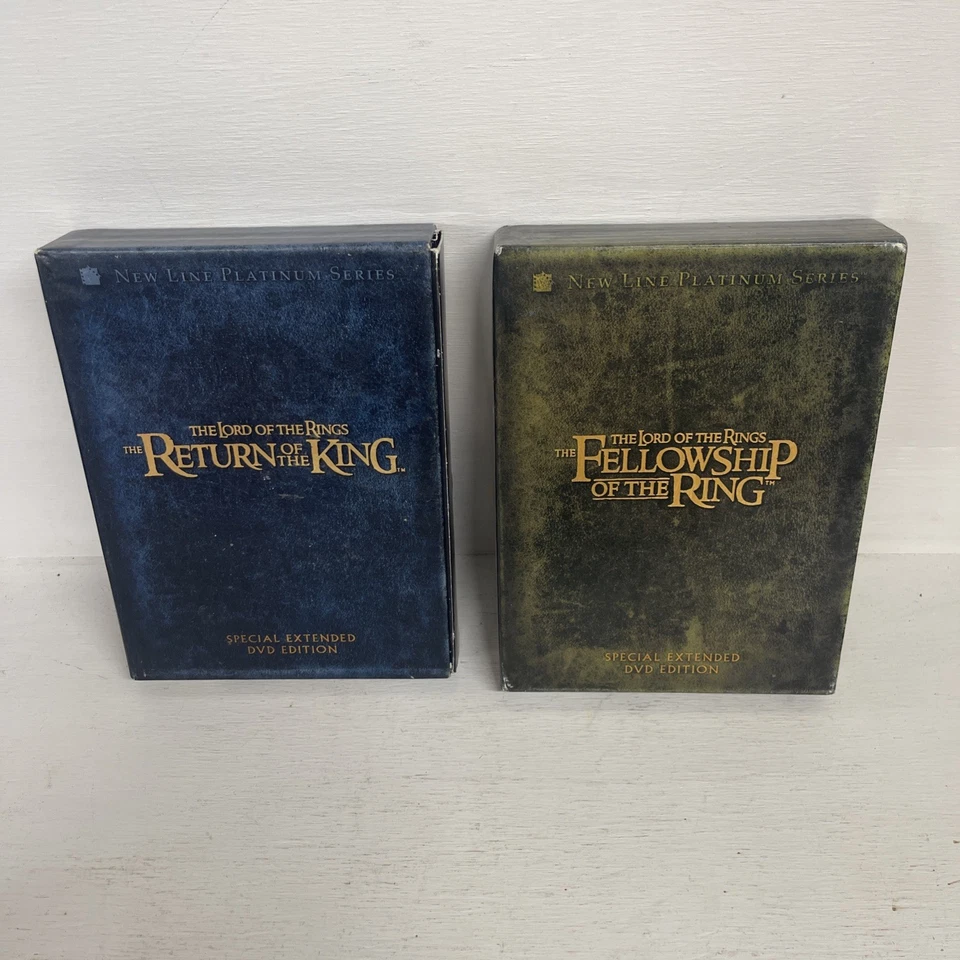 LOTR  The Return Of The King & The Fellowship of The Ring Box Sets Foto 2 de 4