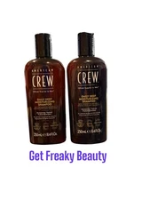 2 PACK. 8.4 oz. American Crew Daily Deep Moisturizing Shampoo. 250ml. NEW.