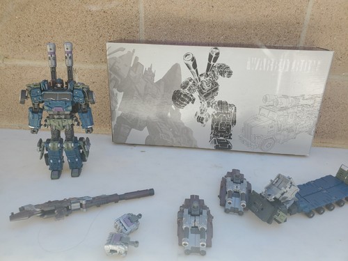 Warbotron 01 Full Set of 5 Figures + Titanium War Within Optimus Prime - Picture 14 of 18