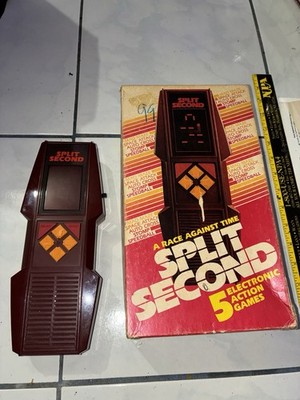 Split Second 5 Electronic Action Game Vintage Works Handheld Console