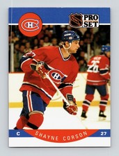  1990 Shayne Corson 27 Canadiens 148 Pro Set Hockey  Trading Card Sports