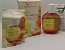 CLARINS Eau des Jardins 3.4 Oz. Treatment Fragrance Paris - With Box + Inserts