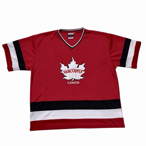 Vintage Canada Hockey Jersey Vancouver West Coast Red Men’s XL 90’s Stitched