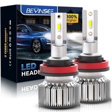 H11 LED Headlight Bulbs Mini Size Lights Cars LED Fog Lights 12V 6000K Headlamp