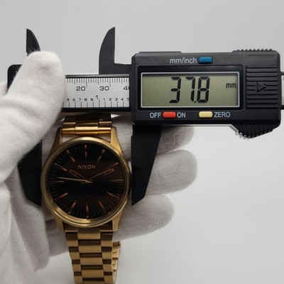 Nixon The Sentry 38 SS Men's Gold Tone Quartz Watch | eBay