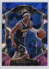 2020 Panini Select Concourse Blue White Purple Cracked Ice Prizm RJ Hampton 4p1