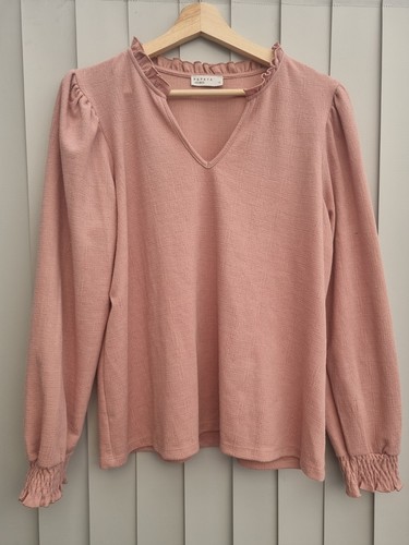 Matalan Papaya Women's Long Sleeved Pink Top Size 14