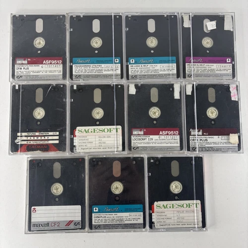 19x 3" Floppy Disks Bundle Amstrad Amsoft