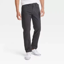 Goodfellow & Co Men's Slim Leg Standard Fit Ankle Tapered 5-Pocket Pants