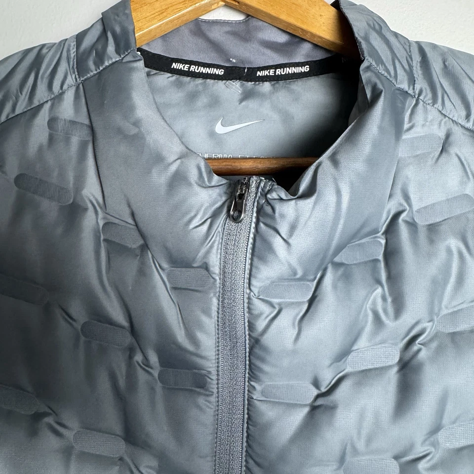 Nike Down Therma-FIT ADV Repel Running Vest Gray Men's Size XL FB7542-084 $190 - Image 3 of 4